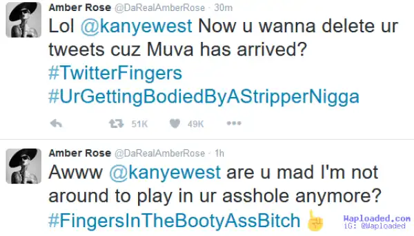 Tweets: And Amber Rose comes for Kanye